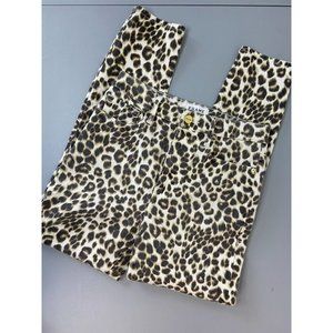 FRAME denim women's 27 Ali high rise cigarette animal‎ print jeans